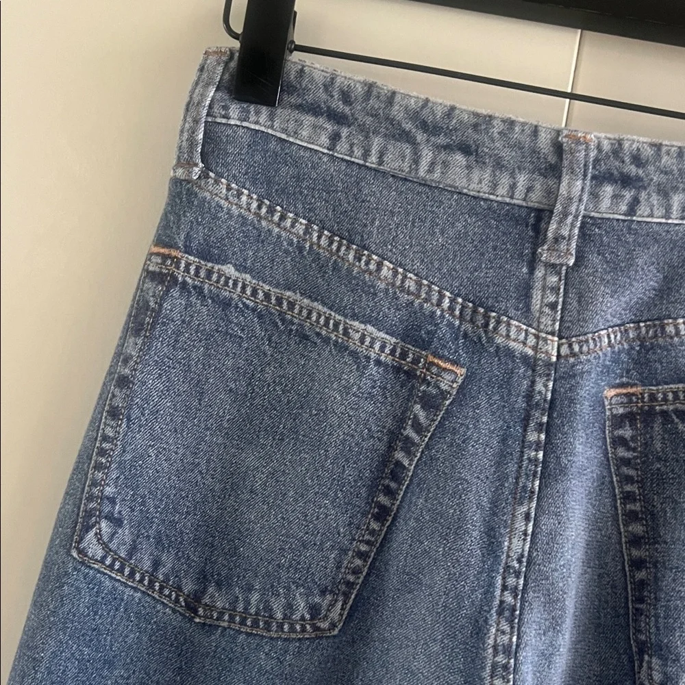 Rag & Bone Miramar Sofie Ankle Length Pants Wide Leg Cotton Terry Venice - Picture 9 of 15